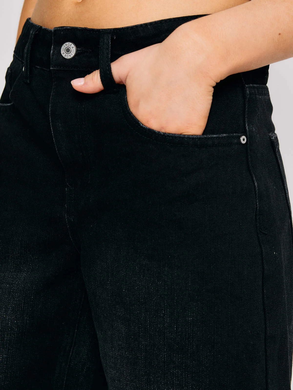 SHORT MUJER INDEX ALGODÓN LARGO DENIM - 4