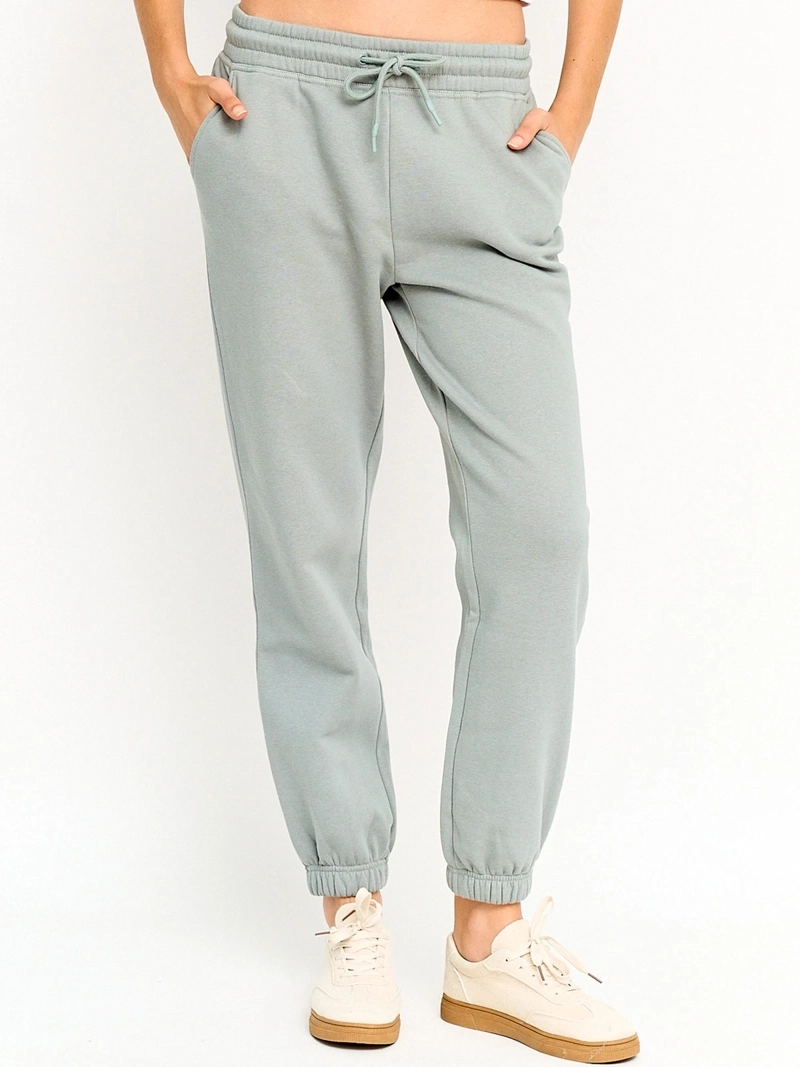 PANTALÓN DE BUZO MUJER INDEX ALGODÓN BÁSICO - 2