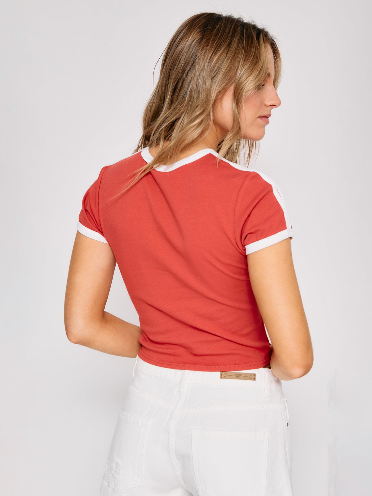 POLERA MUJER INDEX ALGODÓN MANGA CORTA COLLEGE - 2