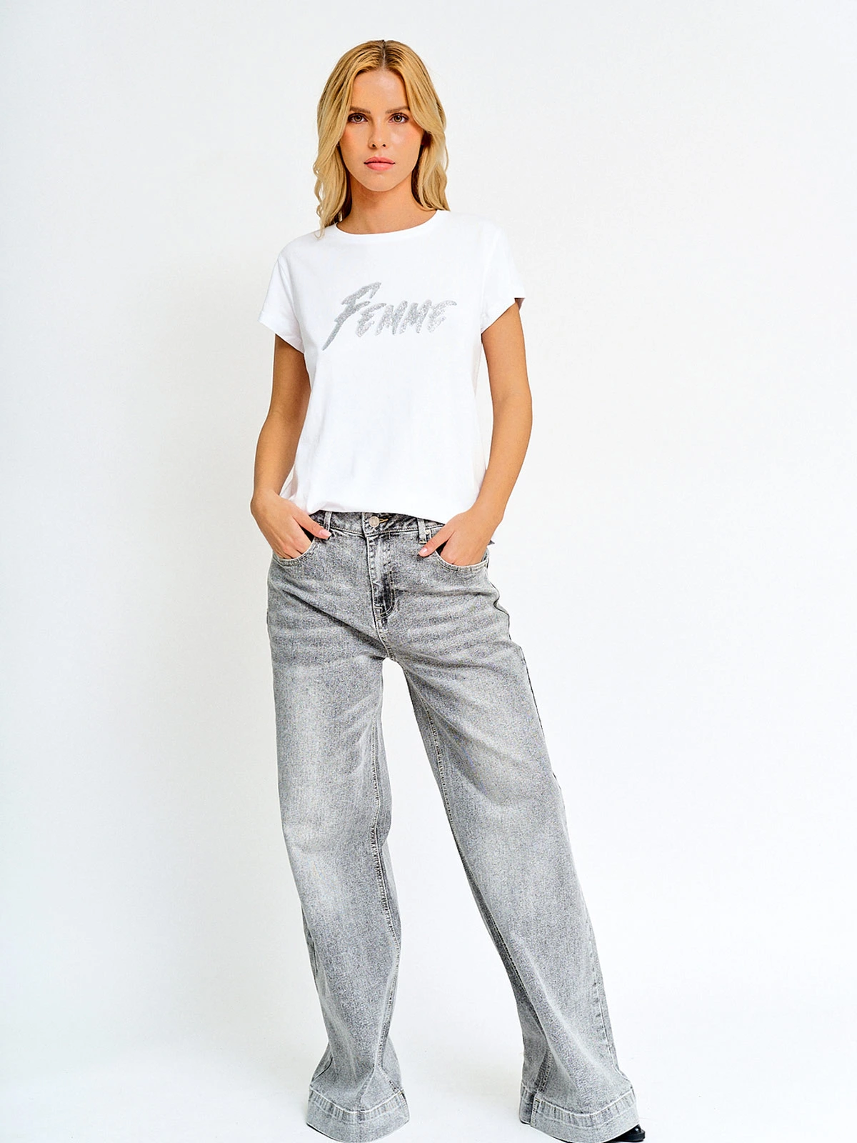 POLERA MUJER INDEX ALGODÓN MANGA CORTA - 4