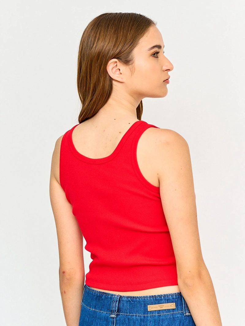POLERA MUJER INDEX ALGODÓN SIN MANGAS BÁSICA - 2