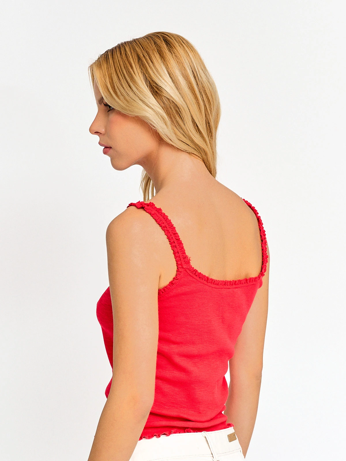 POLERA MUJER INDEX ALGODÓN SIN MANGAS BÁSICA - 2