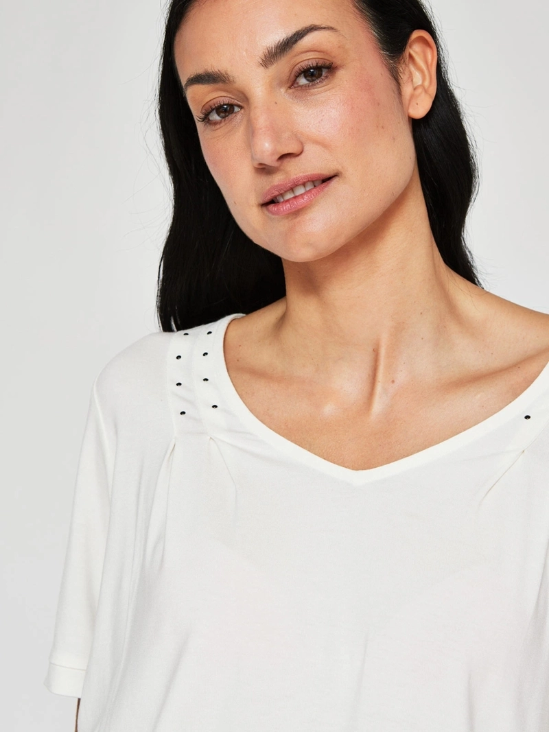 POLERA MUJER AZIZ MANGA CORTA - 3