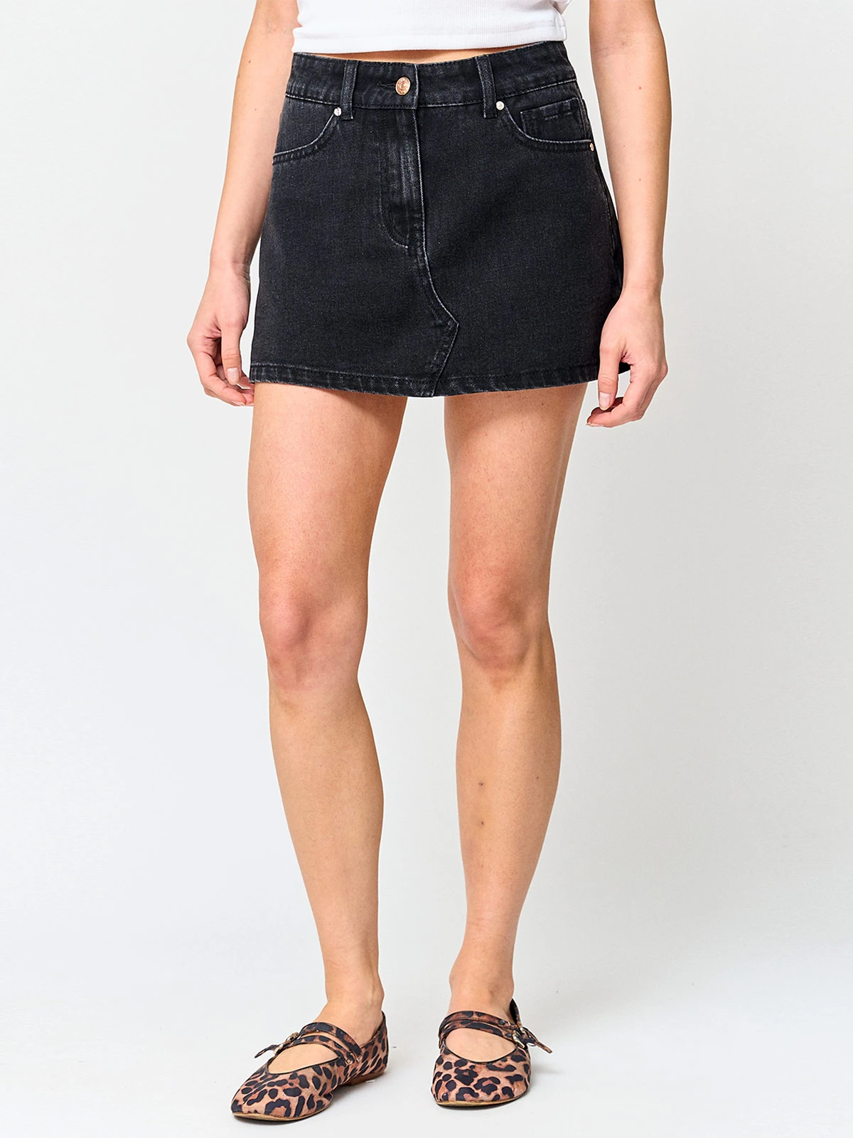 FALDA SHORT MUJER INDEX ALGODÓN DENIM - 2