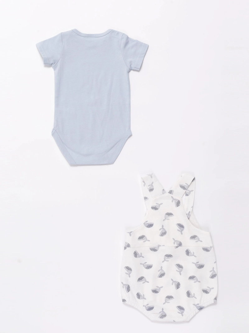 CONJUNTO ALGODÓN NIÑO BABY HARVEST RANITA - 2