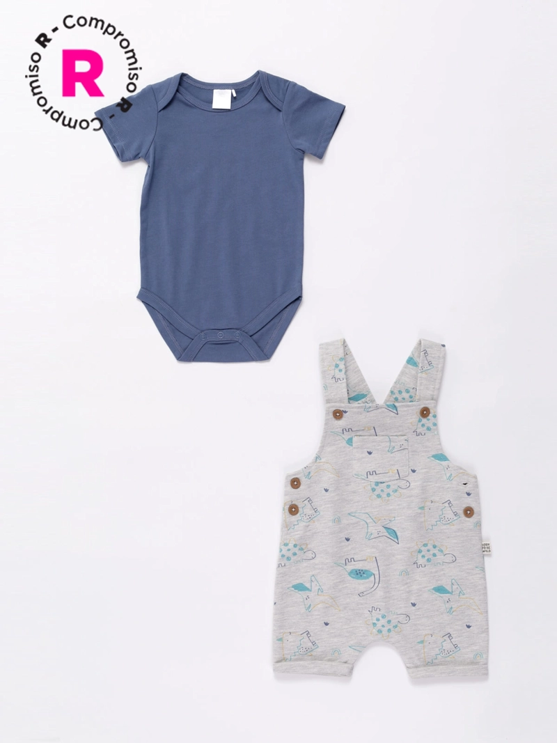 CONJUNTO ALGODÓN NIÑO BABY HARVEST JARDÍN - 1