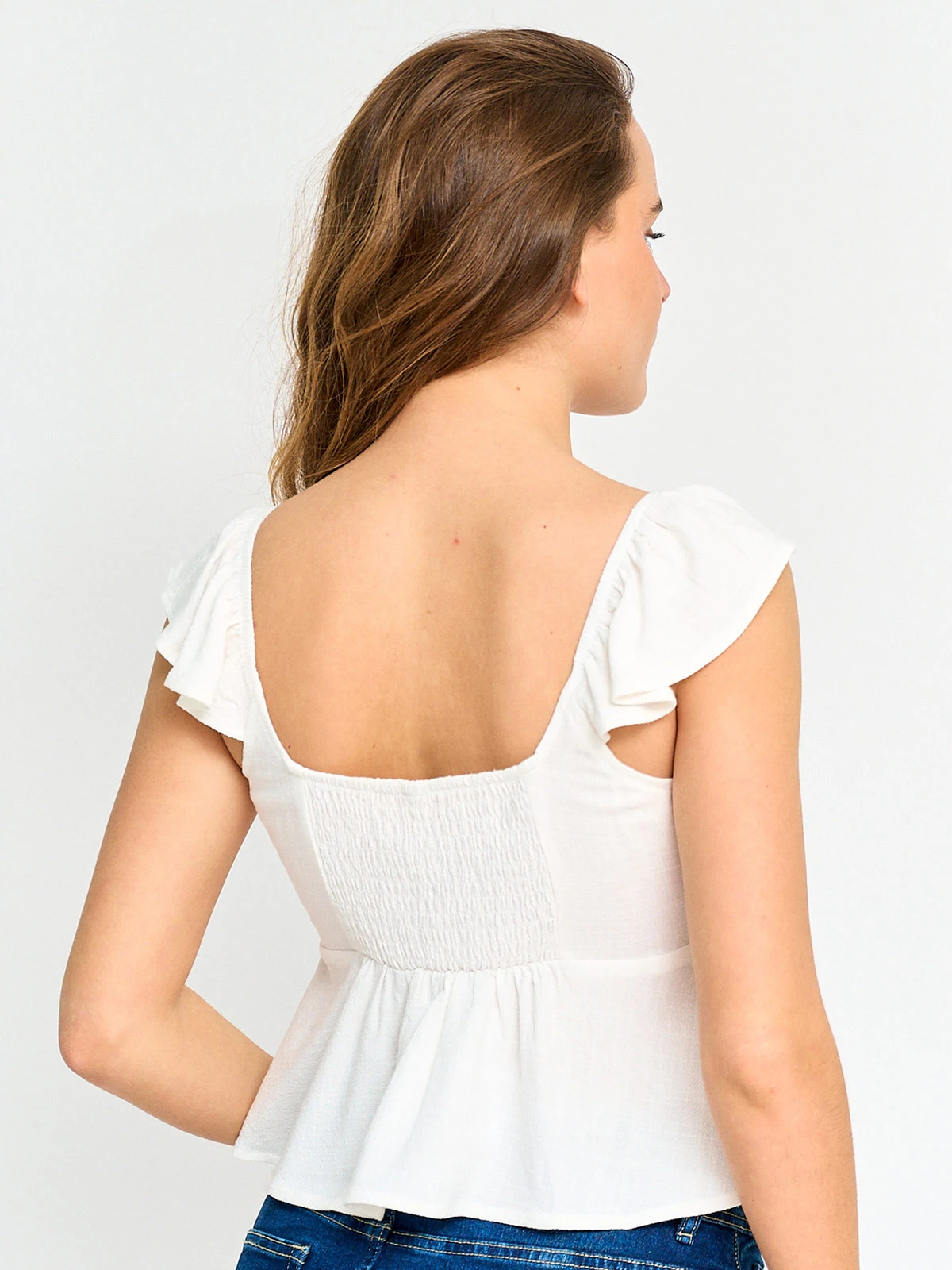 BLUSA MUJER INDEX SIN MANGAS VUELOS - 2