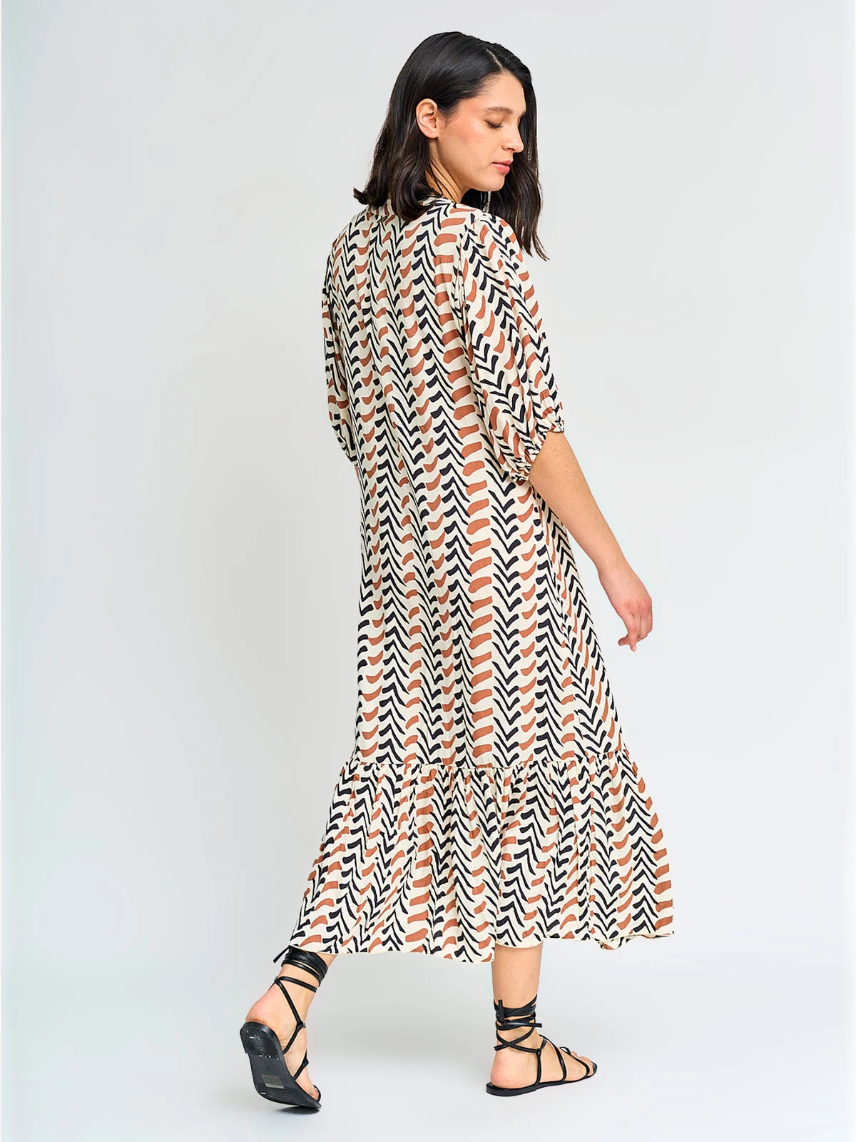 VESTIDO MUJER BARBADOS LARGO CAMISERO - 3