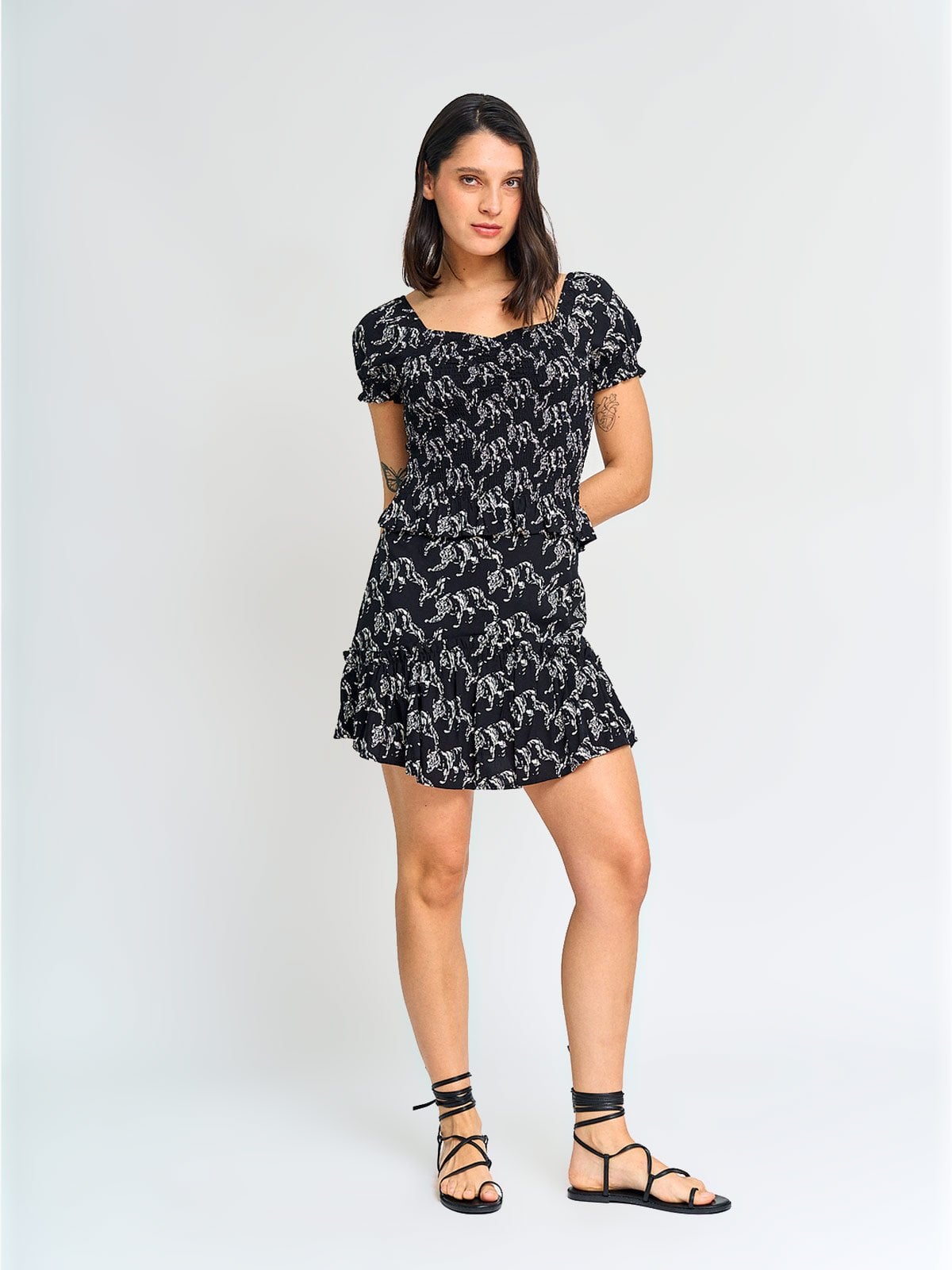 BLUSA MUJER BARBADOS MANGA CORTA PANAL - 4