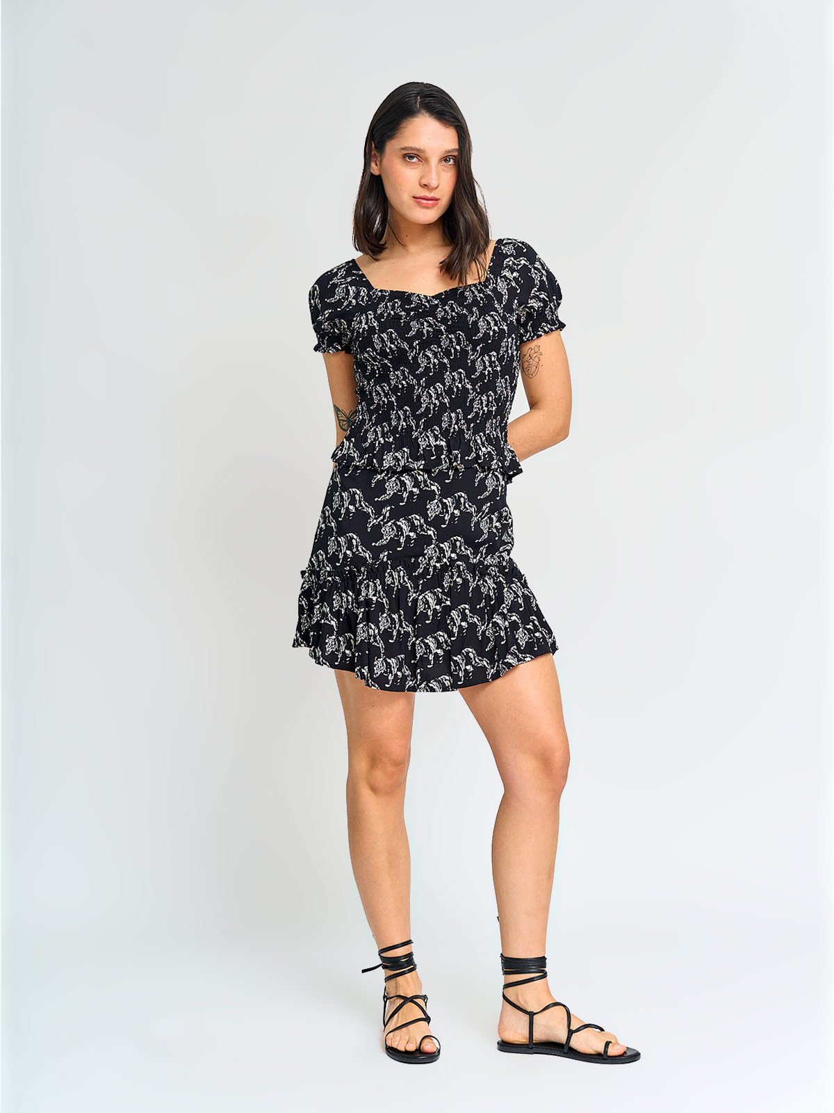 BLUSA MUJER BARBADOS MANGA CORTA PANAL - 4