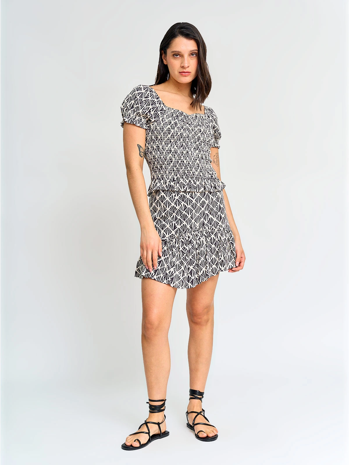 BLUSA MUJER BARBADOS MANGA CORTA PANAL - 4