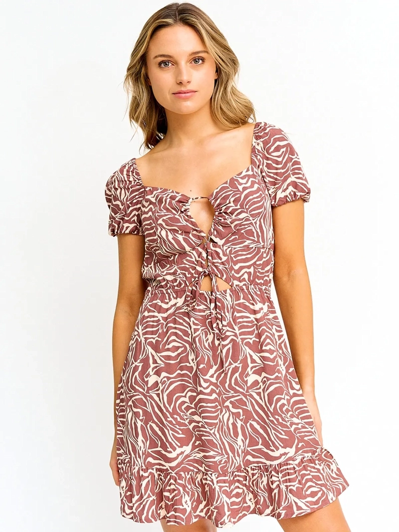 VESTIDO MUJER BARBADOS CORTO CUT OUT - 2