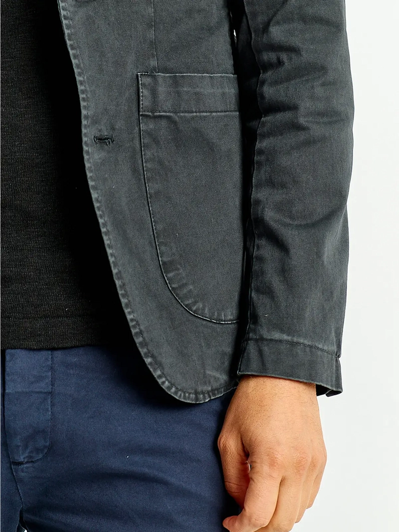 BLAZER HOMBRE SPAVALDI ALGODÓN LAVADO - 4