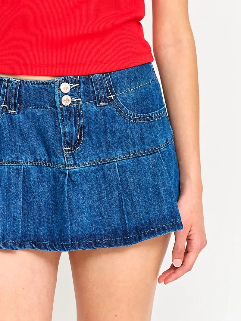 FALDA SHORT MUJER INDEX ALGODÓN TABLEADA - 4
