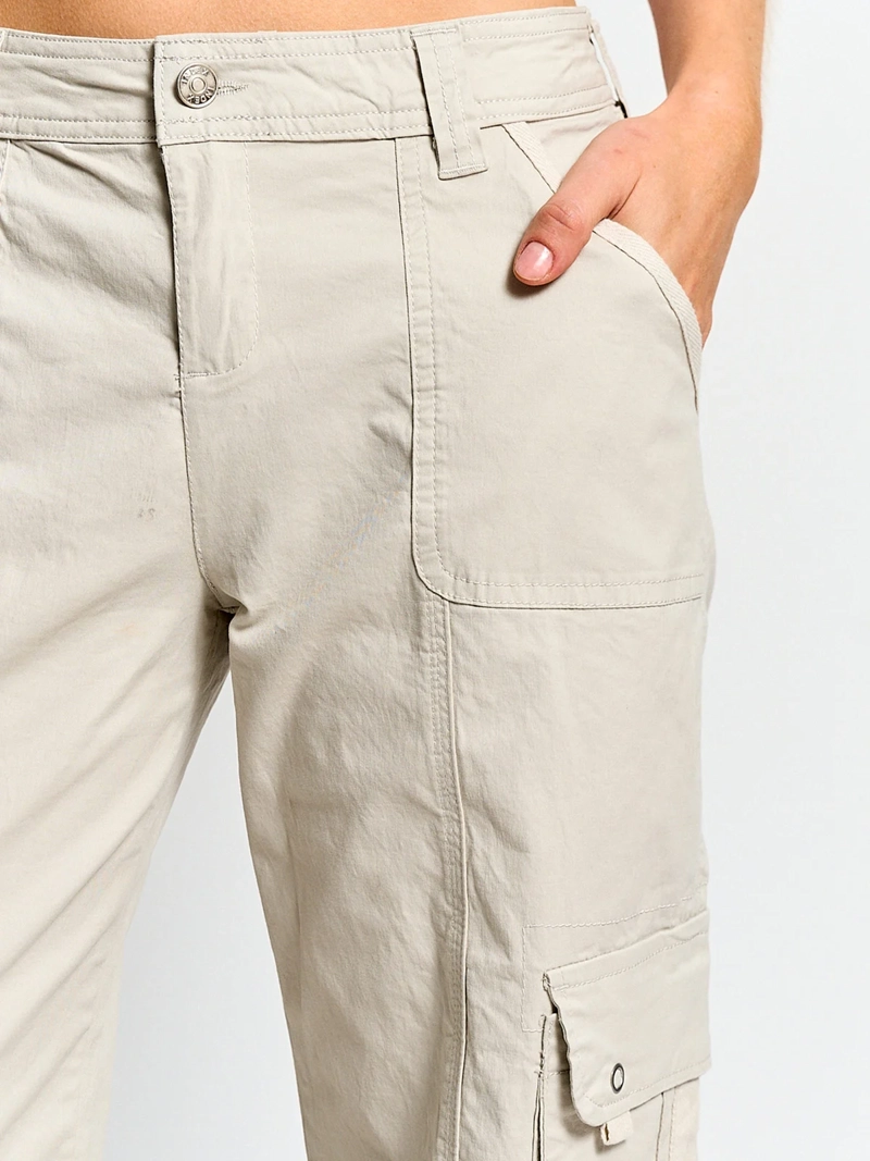PANTALÓN MUJER INDEX CARGO ALGODÓN - 4