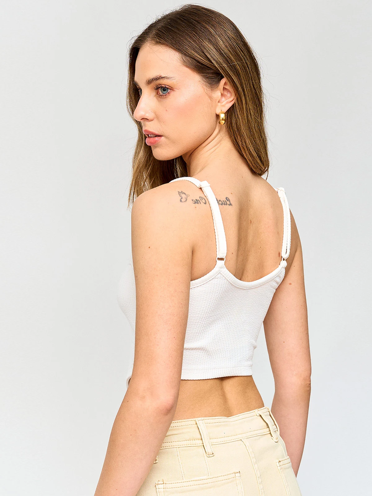 POLERA MUJER INDEX SIN MANGAS CORSET - 2