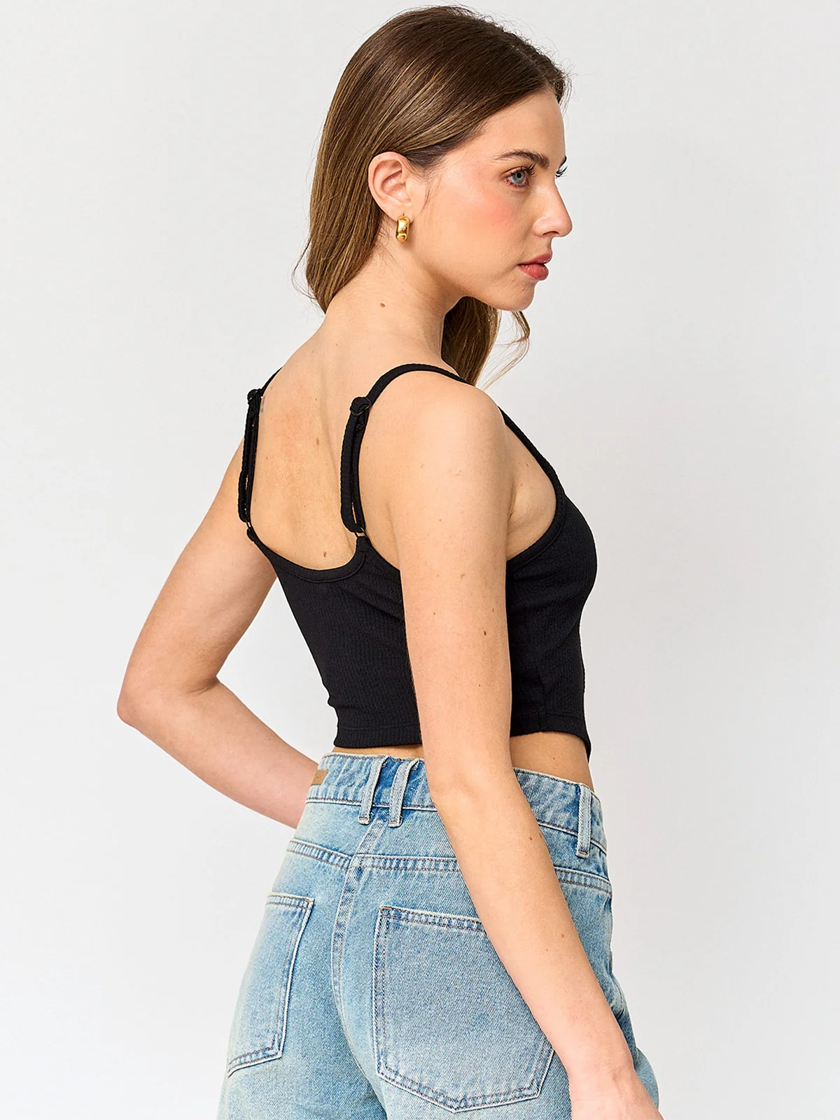 POLERA MUJER INDEX SIN MANGAS CORSET - 2