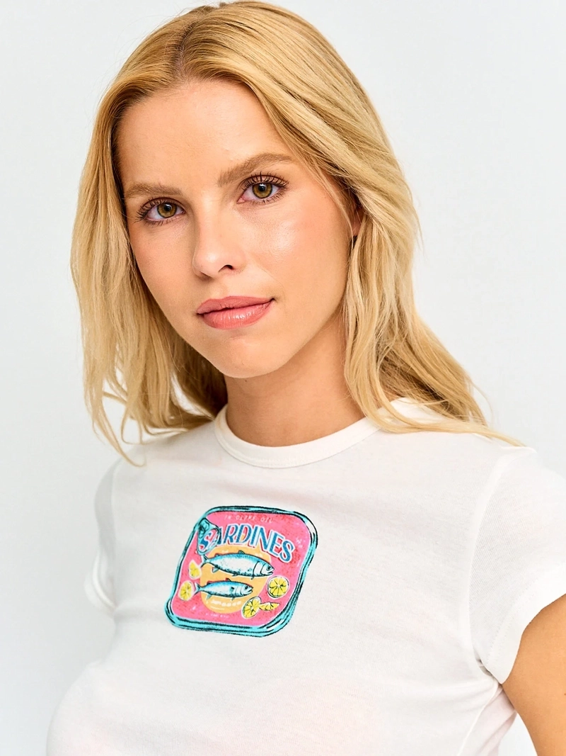 POLERA MUJER INDEX ALGODÓN MANGA CORTA GRÁFICA - 3