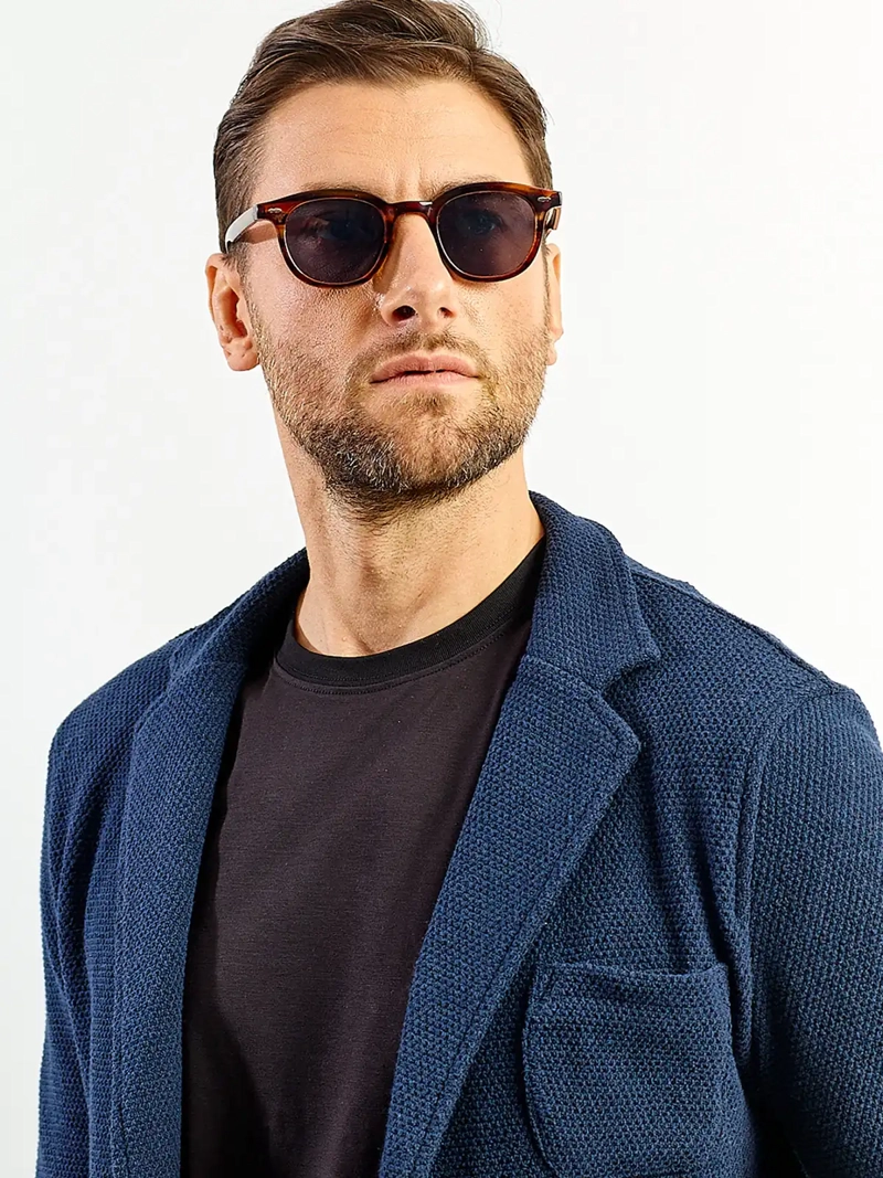 BLAZER HOMBRE SPAVALDI ALGODÓN TEJIDO - 3