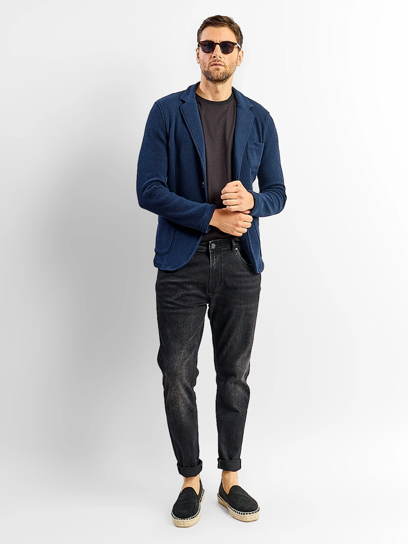 BLAZER HOMBRE SPAVALDI ALGODÓN TEJIDO - 5