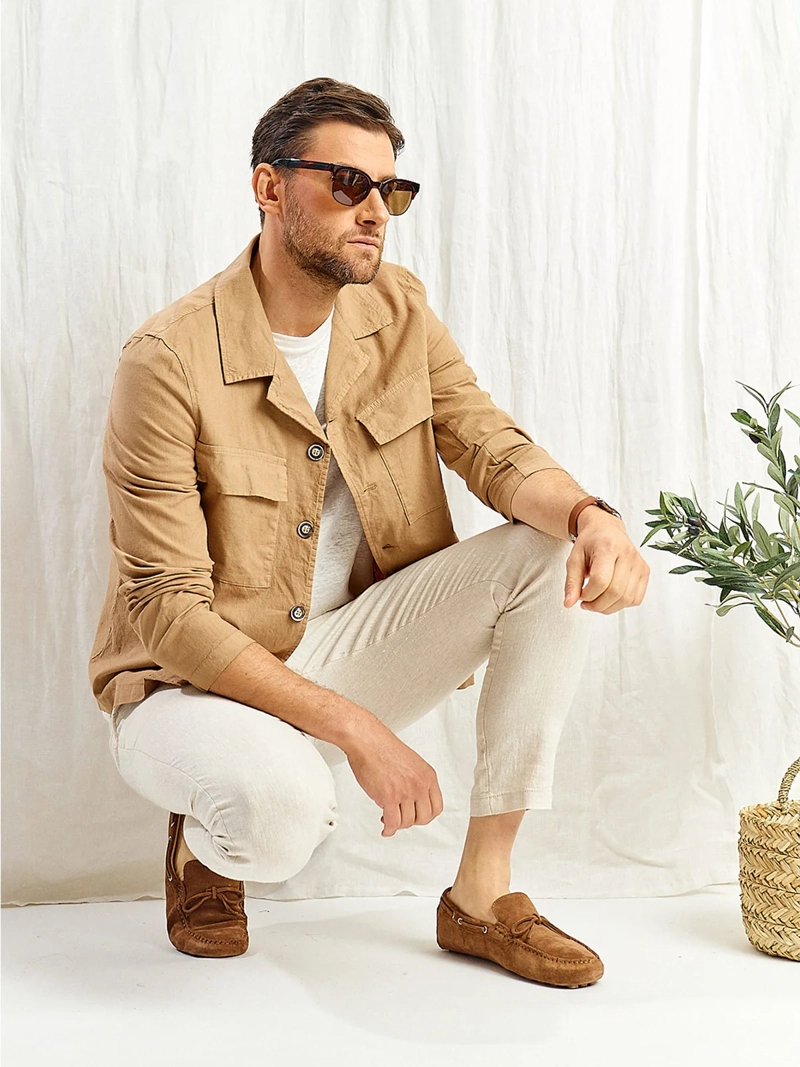 SOBRECAMISA HOMBRE SPAVALDI LINO MANGA LARGA - 6