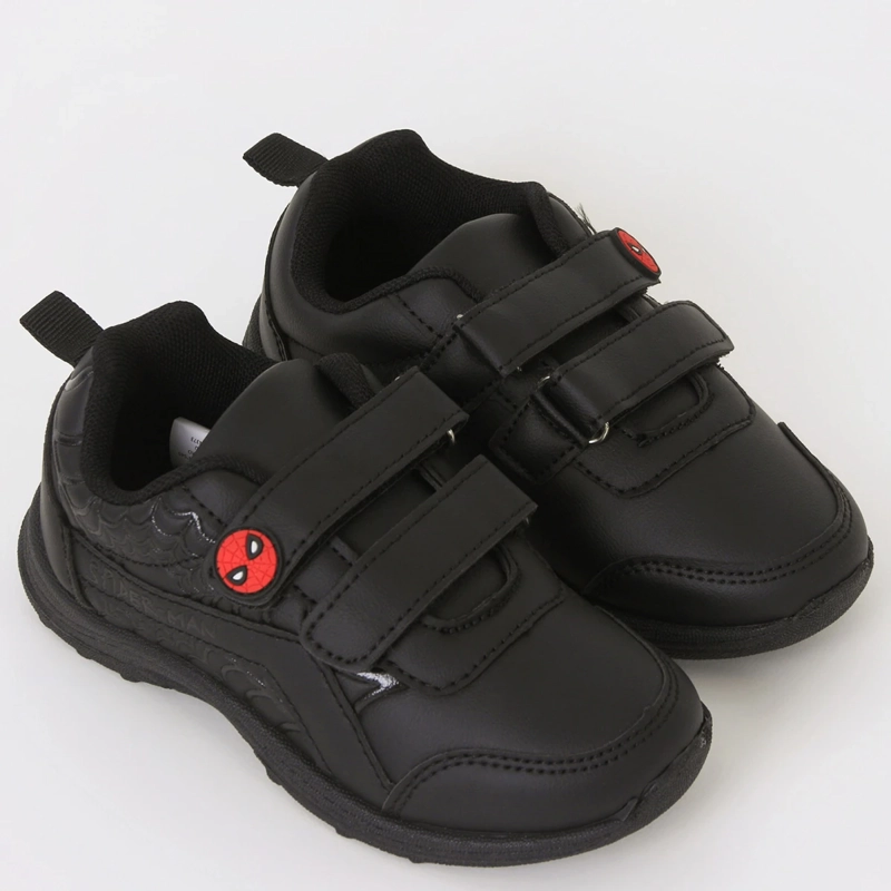 ZAPATILLAS NIÑO SPIDERMAN NEGRO - 2