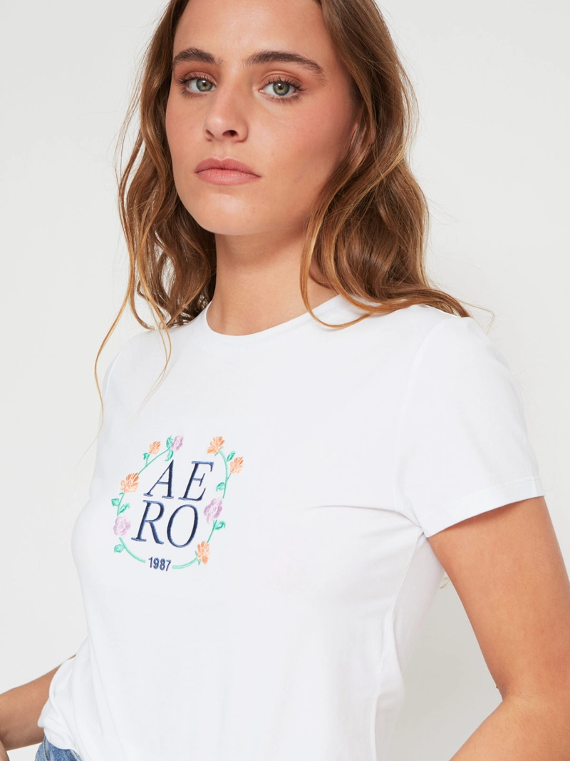 POLERA MANGA CORTA ALGODÓN MUJER AEROPOSTALE KYLIE - 3