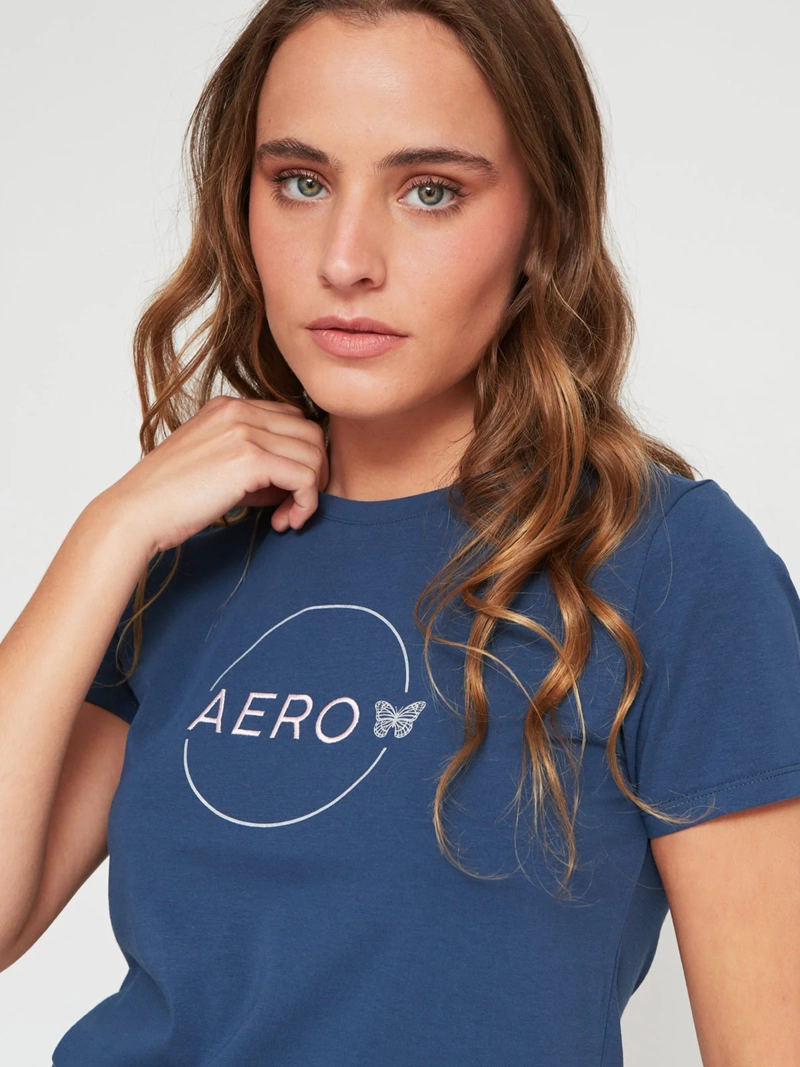 POLERA MANGA CORTA ALGODÓN MUJER AEROPOSTALE KIM - 3