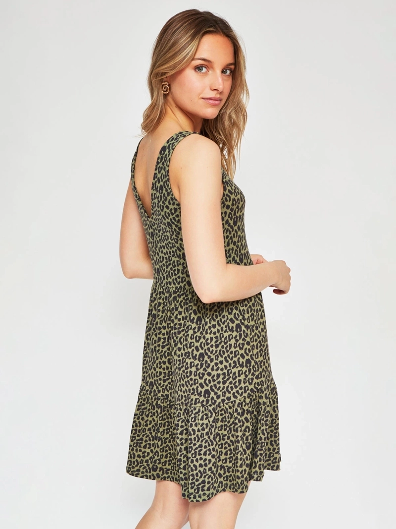 VESTIDO MUJER INDEX CORTO CAPAS - 3