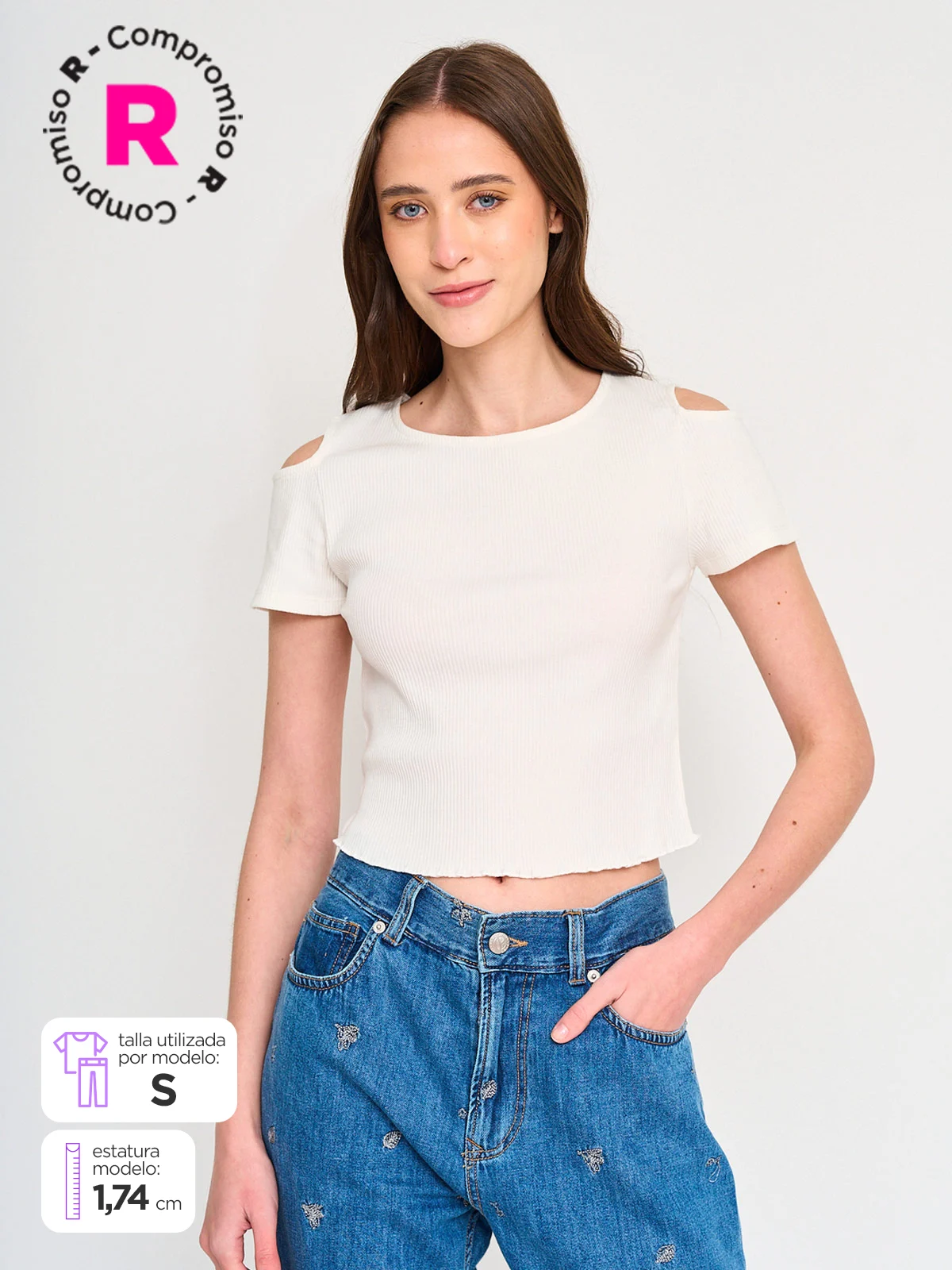 POLERA MANGA CORTA ALGODÓN MUJER AEROPOSTALE KIND