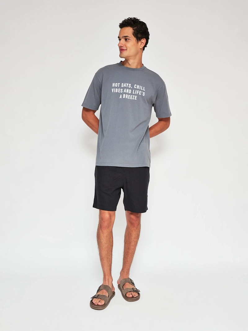 POLERA HOMBRE INDEX ALGODÓN MANGA CORTA PRINT OVERSIZE - 4