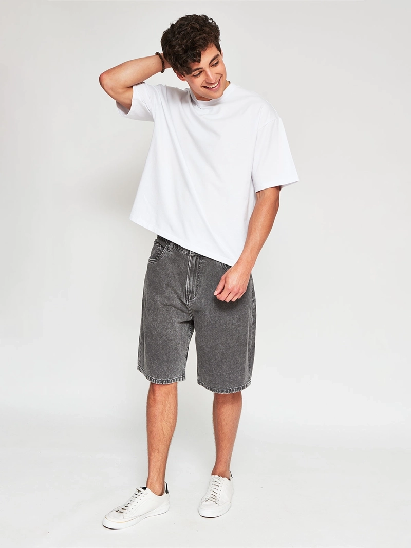 POLERA HOMBRE INDEX ALGODÓN MANGA CORTA BOXY FIT - 4