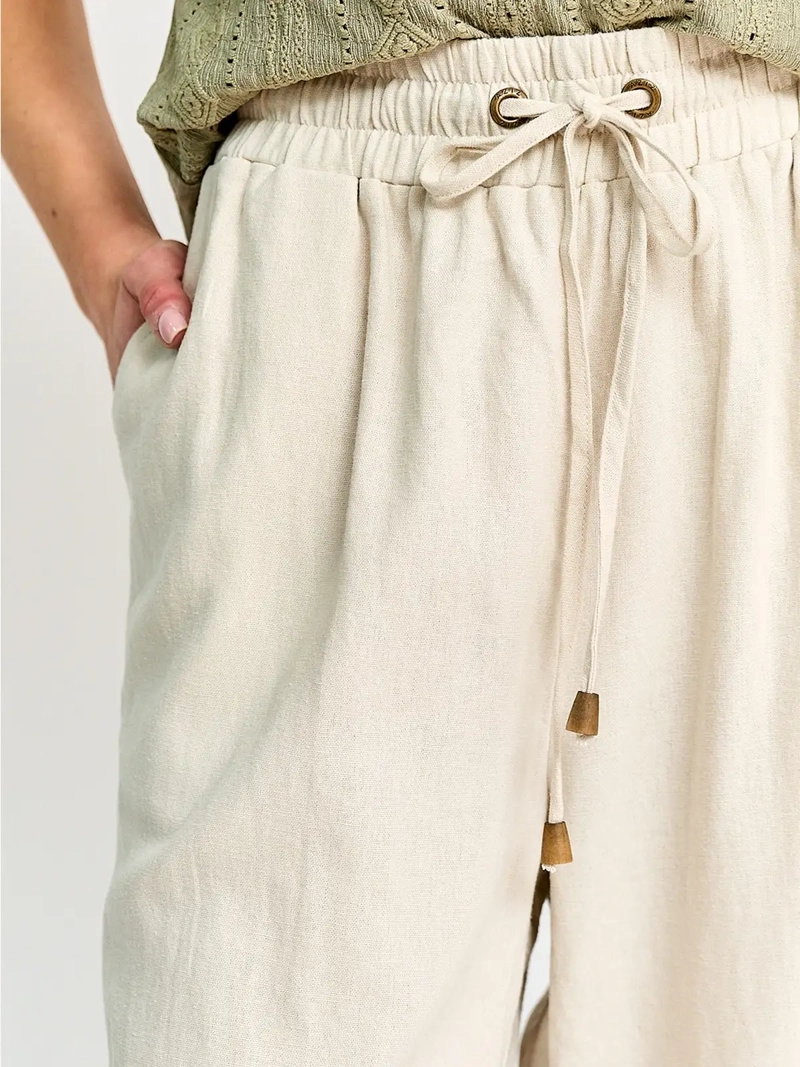 PANTALÓN MUJER AZIZ LINO RECTO - 3