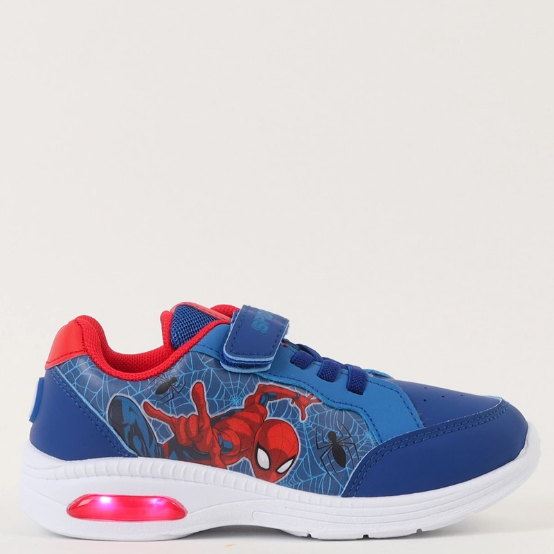 ZAPATILLAS NIÑO SPIDERMAN AZUL - 1