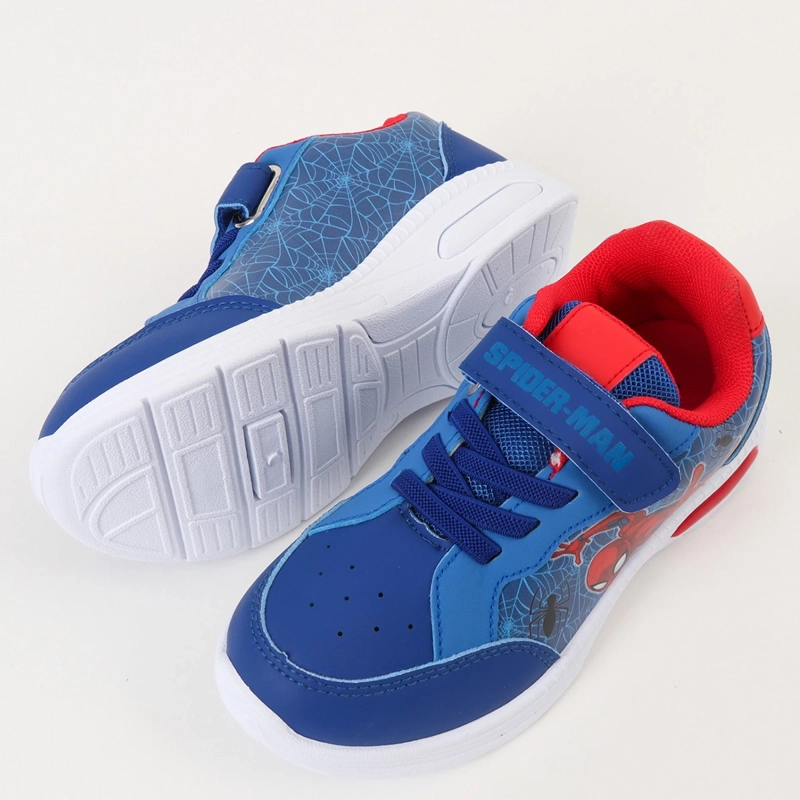 ZAPATILLAS NIÑO SPIDERMAN AZUL - 4