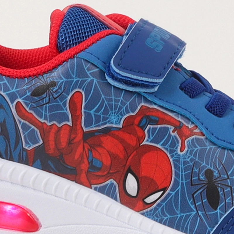 ZAPATILLAS NIÑO SPIDERMAN AZUL - 5