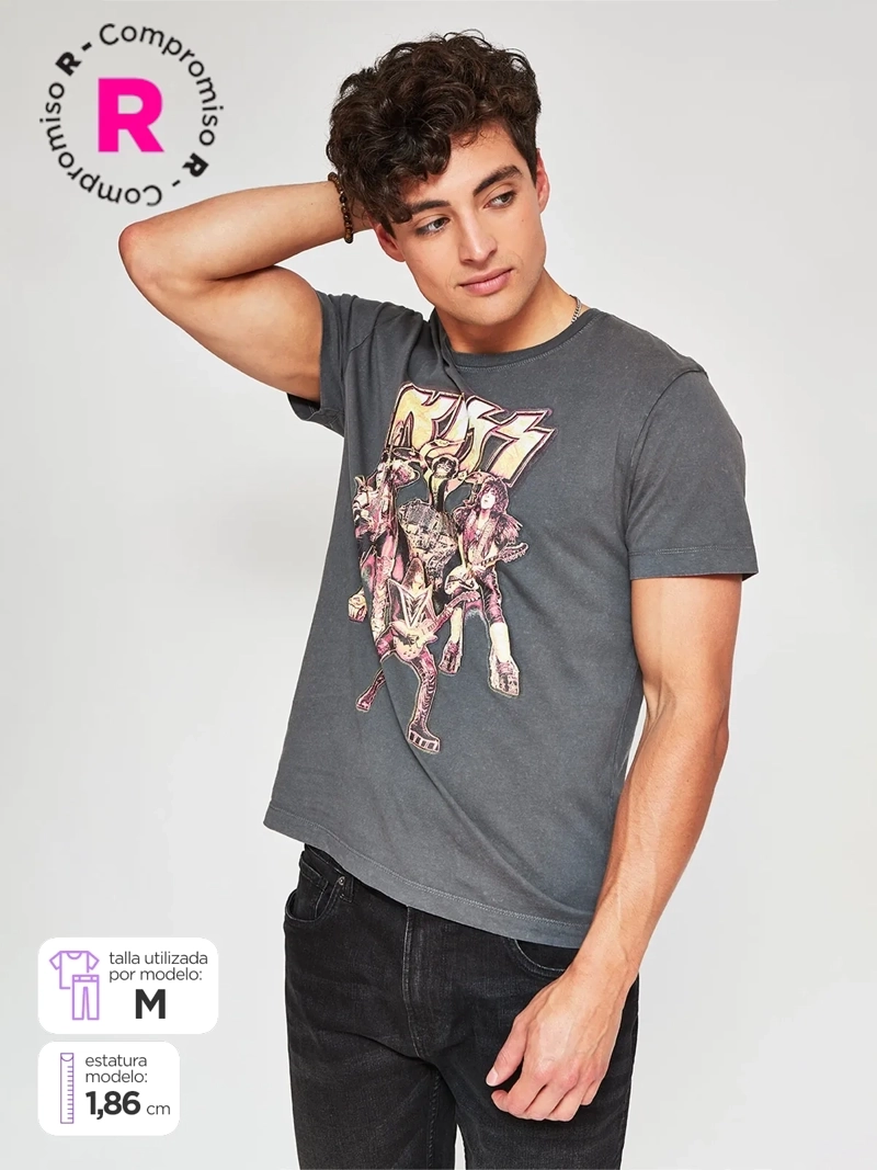 POLERA HOMBRE BARBADOS ALGODÓN KISS - 1