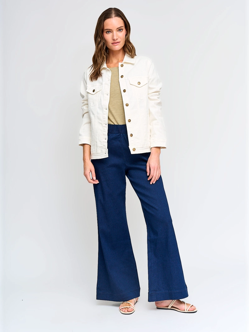 CHAQUETA MUJER AZIZ ALGODÓN CORTA DENIM - 4