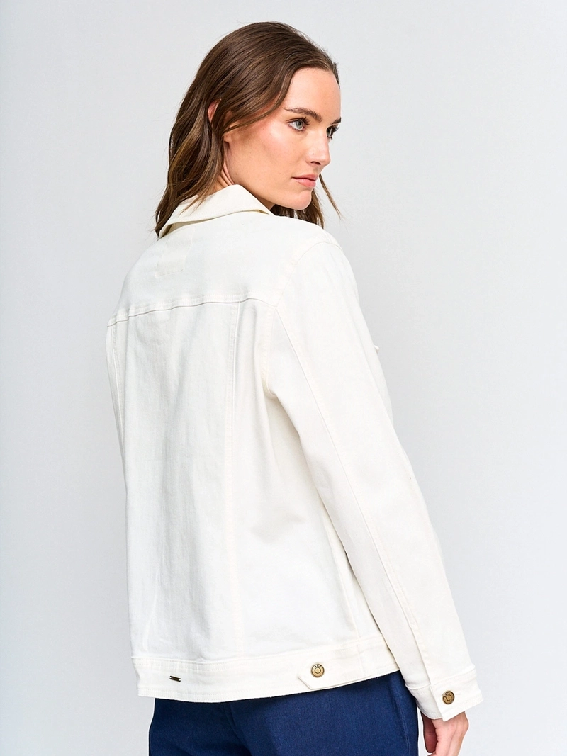 CHAQUETA MUJER AZIZ ALGODÓN CORTA DENIM - 2