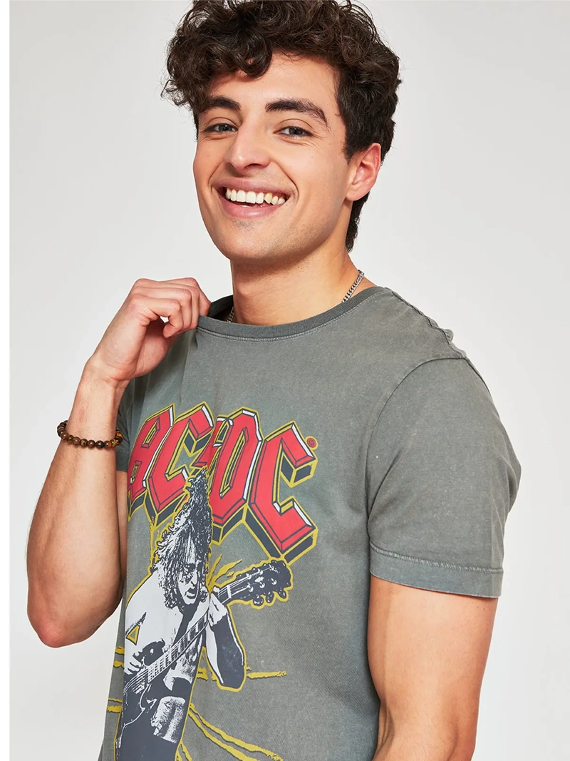 POLERA HOMBRE BARBADOS ALGODÓN AC/DC - 3
