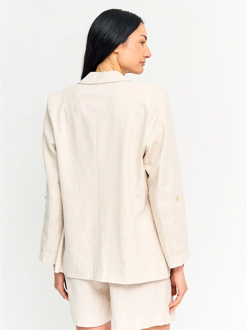BLAZER MUJER CACHAREL LINO  - 2
