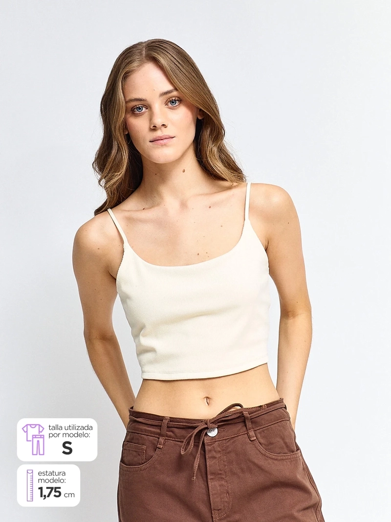 POLERA MUJER INDEX SIN MANGAS - 1