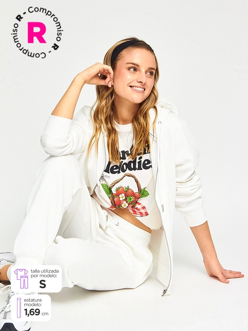 PANTALÓN DE BUZO MUJER INDEX ALGODÓN BÁSICO