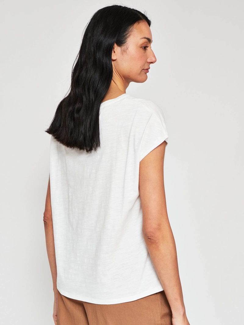 POLERA MUJER AZIZ ALGODÓN MANGA CORTA - 2