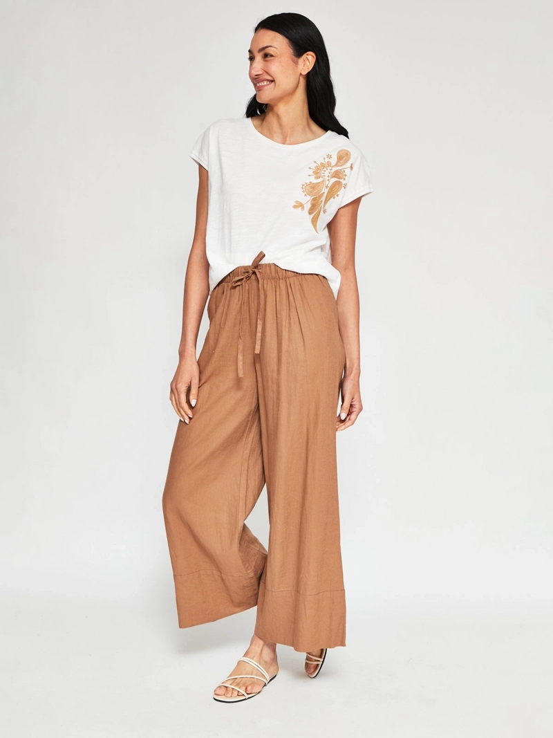 POLERA MUJER AZIZ ALGODÓN MANGA CORTA - 4