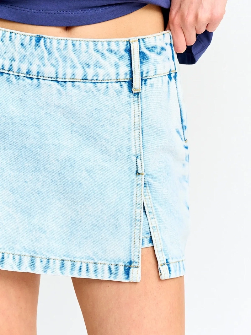 FALDA SHORT MUJER INDEX ALGODÓN DENIM - 4