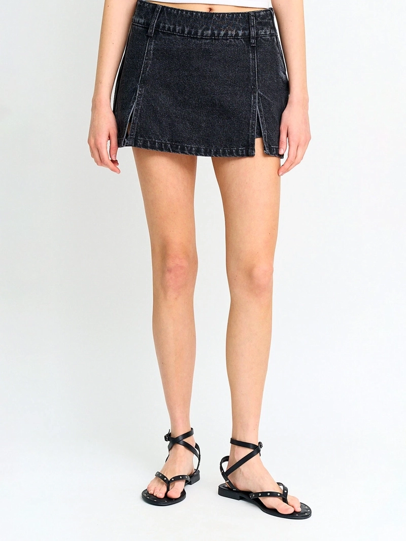 FALDA SHORT MUJER INDEX ALGODÓN DENIM - 2