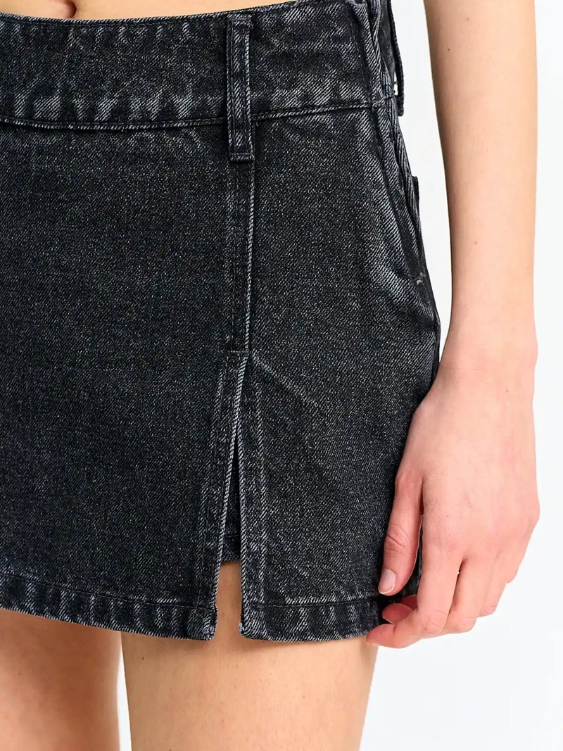FALDA SHORT MUJER INDEX ALGODÓN DENIM - 4