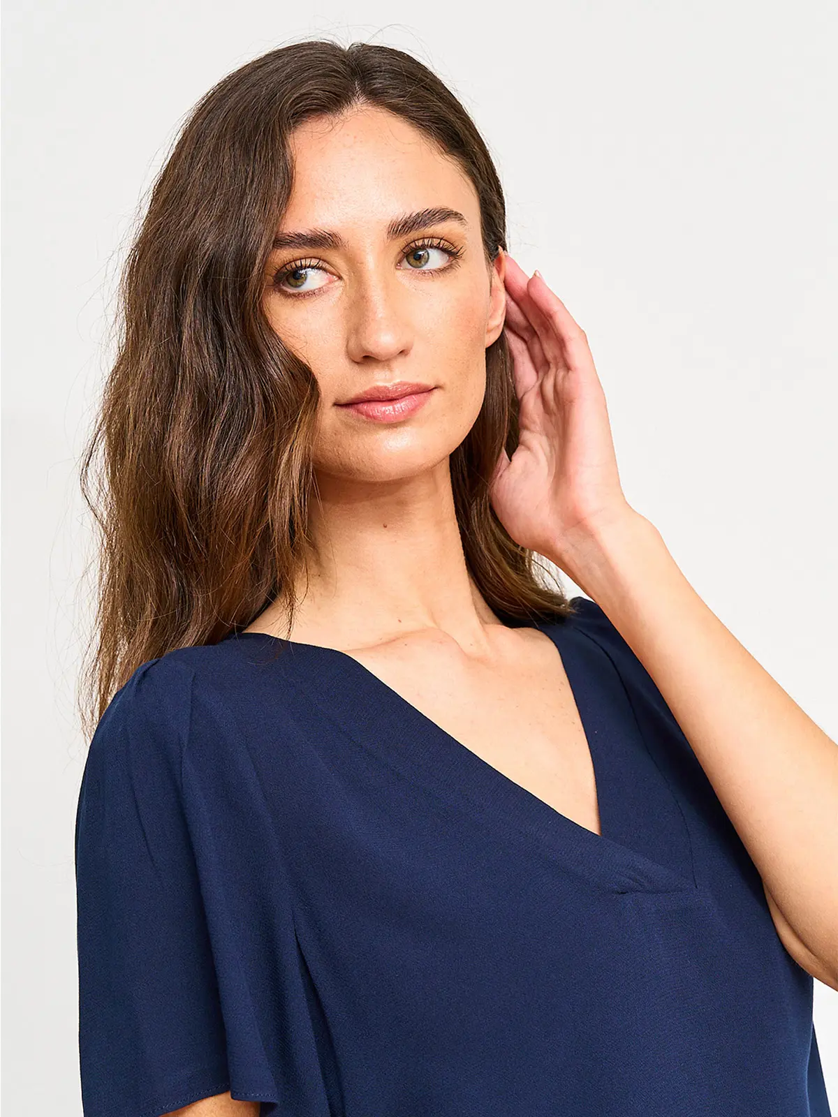 BLUSA MUJER CACHAREL MANGA CORTA TEXTURADA - 3