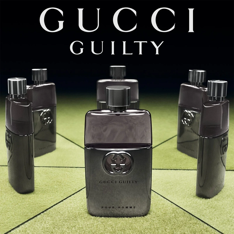 SET PERFUME GUCCI GUILTY EAU DE TOILETTE PARA HOMBRE 90 ML + DEO STICK 75 ML + GEL DE DUCHA 50ML - 4